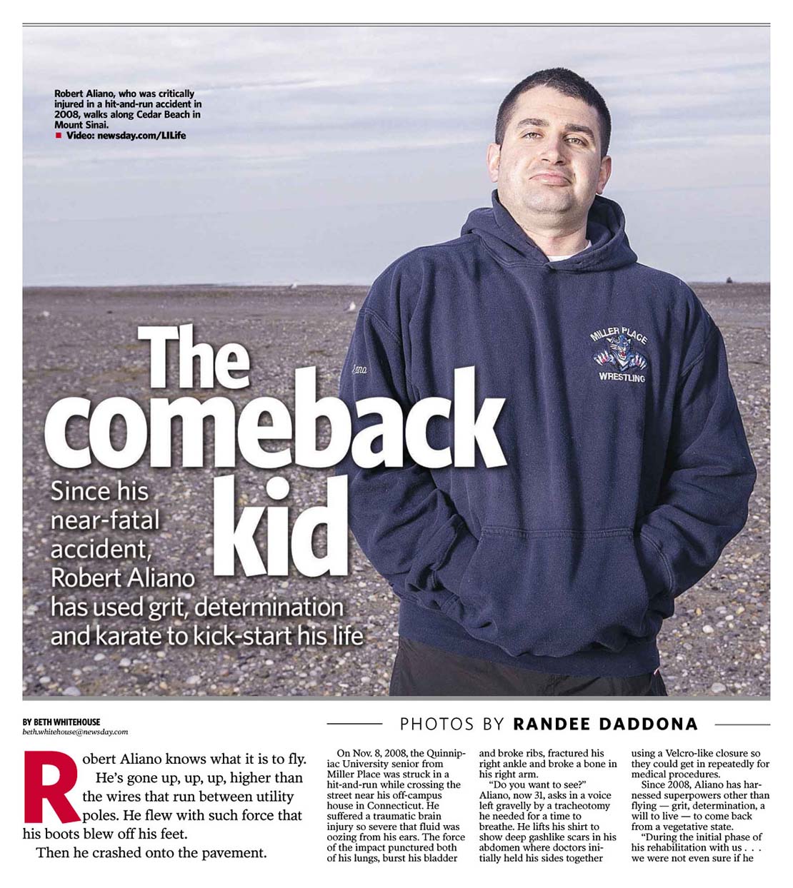 The Comeback Kid Newsday Article Photo
